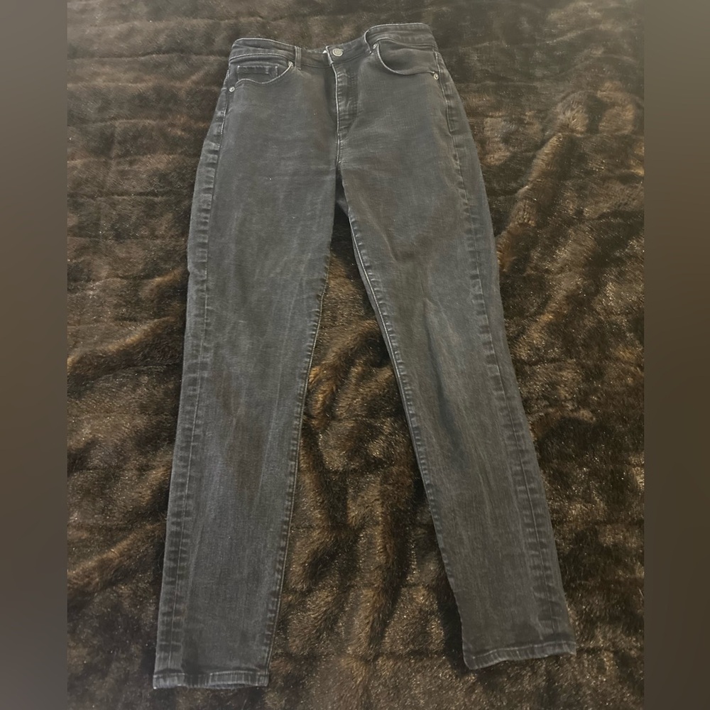 LOFT Black Skinny Jeans Size 6 | 28 Waist | Stretch Denim